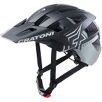 CRATONI MTB - Fahrradhelm AllSet Pro schwarz/weiß matt, Größe S/M (54-58cm) i