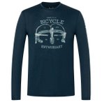 super.natural - Bike Enthusiast L/S - Merinolongsleeve Gr S blau