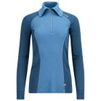 Aclima - Women's Warmwool Polo - Merinoshirt Gr XS blau