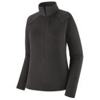 Patagonia - Women's R1 Ultralight 1/2-Zip - Fleecepullover Gr XS schwarz/grau