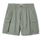 Brixton - Women's The Alba Baggy Carpenter Short - Shorts Gr M grau/oliv