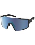 Scott - Sonnenbrille - Shield Black Amp Beryl Blue Chrome S3  - schwarz