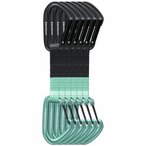 Black Diamond Hotforge Hybrid Quickpack Express-Set, 6er Pack, 12cm, clean green