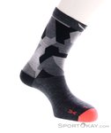 Salewa Pedroc Camo Merino Crew Damen Wandersocken-Grau-42-44