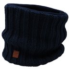 maximo - Kid's Tube Rippe - Schlauchschal Gr One Size schwarz