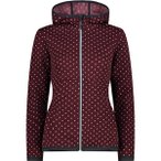CMP Damen Kapuzensweat WOMAN JACKET FIX HOOD, Größe 36 in Rot