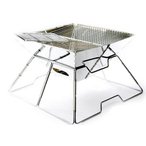 EOE - Eifel Outdoor Equipment Ferrum Feuerschale  Campinggrills silber Größe O