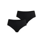 ODLO Damen Unterhosen slipf. Da ACTIVE LIGHT 2 PACK, Größe XS in Schwarz