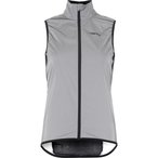 Craft Adv Essence Lumen Wind Weste Damen  Fahrradwesten silber Größe XS Rennra