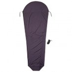 Cocoon - MummyLiner Silkweight - Reiseschlafsack Gr 241 x 90/56 cm  Grau/Lila