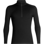 Icebreaker 260 Tech Half Zip  Herren  Langarm Unterhemden schwarz Größe XXL   