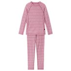 Reima - Kid's Wool Base Layer Set Taival - Merinounterwäsche Gr 130 rosa