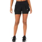 ASICS Damen Shorts ROAD 2-N-1 3.5IN SHORT, Größe XS in Schwarz