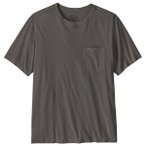 Patagonia - Daily Pocket Tee - T-Shirt Gr L grau/braun