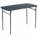 Outwell - Claros - Campingtisch Gr 50 x 101 x 45/61/71 cm grau