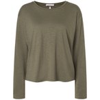 Mandala Open Back  Damen  Longsleeves oliv Größe S Yoga | Lifestyle  Hautfreun
