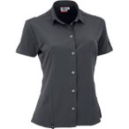MAUL Damen Bluse Vilsalpsee-1/2 Bluse elast. un, Größe 44 in Grau
