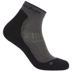 Icebreaker - Women's Merino Hike+ Light Mini - Wandersocken 35-37 grau/schwarz