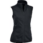 MAUL Damen Weste Piz PalUE II 10.0 - Softshell W, Größe 40 in Schwarz