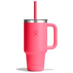 Hydro Flask - Travel Tumbler Clear Lid - Isolierbecher Gr 710 ml rosa