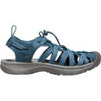 KEEN Damen Trekkingsandale WHISPER W-SMOKE BLUE, Größe 39 ½ in Blau