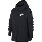 NIKE Mädchen Sweatjacke, Größe XS in Schwarz