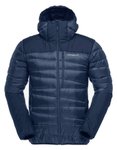 Norrona - Daunenjacke mit Gänsedaunen - Falketind Down750 Zip Hood M Indigo Nig