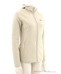 Jack Wolfskin Baiselberger Hooded FZ Damen Fleecejacke-Beige-M