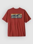 Patagonia Boardshort Logo Pocket Responsibili T-Shirt rusty red Gr. S
