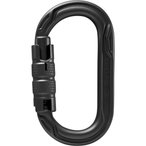 Edelrid Oval Power 2500 Triple Karabiner  Karabiner schwarz Größe One Size Alp