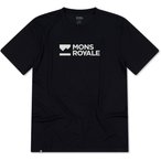 Mons Royale Icon Merino  Herren  T-Shirts schwarz Größe XL Trekking  Schnell t