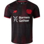 NEW BALANCE Kinder Trikot Bayer 04 Home Youth Short Sleeve Jersey 25/26, Größe