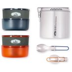 GSI Glacier Stainless Dualist Kochgeschirr  Camping Kochgeschirr mehrfarbig Grö
