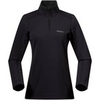 Bergans Midtli Half Zip  Damen  Pullover schwarz Größe S Camping  Elastisch