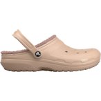 Crocs Classic Lined Clog Sandale  Sandalen beige Größe 42  Lifestyle
