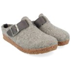 Haflinger - Grizzly Chicago - Hausschuhe 37 grau