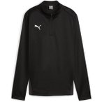 PUMA Damen Fanshirt teamGOAL Training 1/4 Zip, Größe M in Schwarz