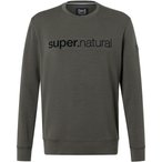 Super.Natural Solution Crew  Herren  Pullover oliv Größe XL Trekking  Hautfreu