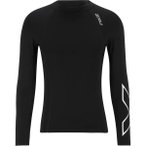 2XU Long Sleeve Ignition Compression Long Sleeve, Größe L in Schwarz