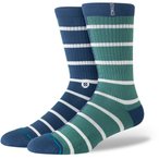 Stance Double Vision Crew   Freizeitsocken tuerkis Größe 43  Trekking  Elastis