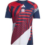 ADIDAS Herren Fantrikot FC Bayern München 26/27 Pre-Match, Größe M in Blau