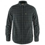 Fjällräven - Övik Flannel Shirt - Hemd Gr M schwarz/grau
