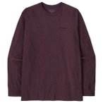 Patagonia - L/S P-6 Logo Responsibili-Tee - Longsleeve Gr L braun/lila