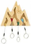 yy vertical Mountain Key Holder - Wandschlüsselhalter, Gr. 0