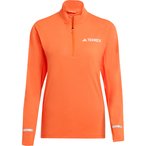 adidas Terrex Xperior Half Zip  Damen  Longsleeves rot Größe M Laufen | Langla