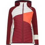 CMP Damen Kapuzensweat WOMAN JACKET FIX HOOD HYBRID, Größe 42 in Rot