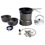 Trangia - 25-4 Sturmkocher mit Primus Gasbrenner - Gaskocher grau