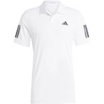 ADIDAS Herren Polo Club Tennis 3-Streifen, Größe L in Weiß
