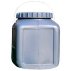 Basic Nature - Eckige Weithalstonne - Wasserträger Gr 25 l grau