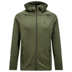 Peak Performance - Rider Essentials Zip Hood - Fleecejacke Gr XL oliv